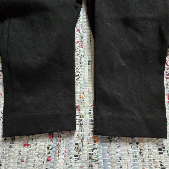 Anne Klein Black Straight Leg Stretchy Dress Work Pants with Pockets - Picture 4 of 6